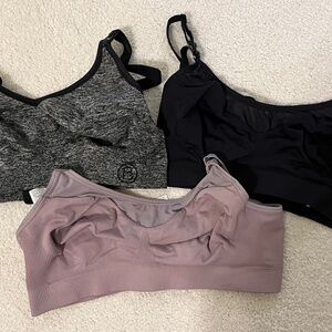 Three Bravado Designs Nursing Bras- Maternity- Medium